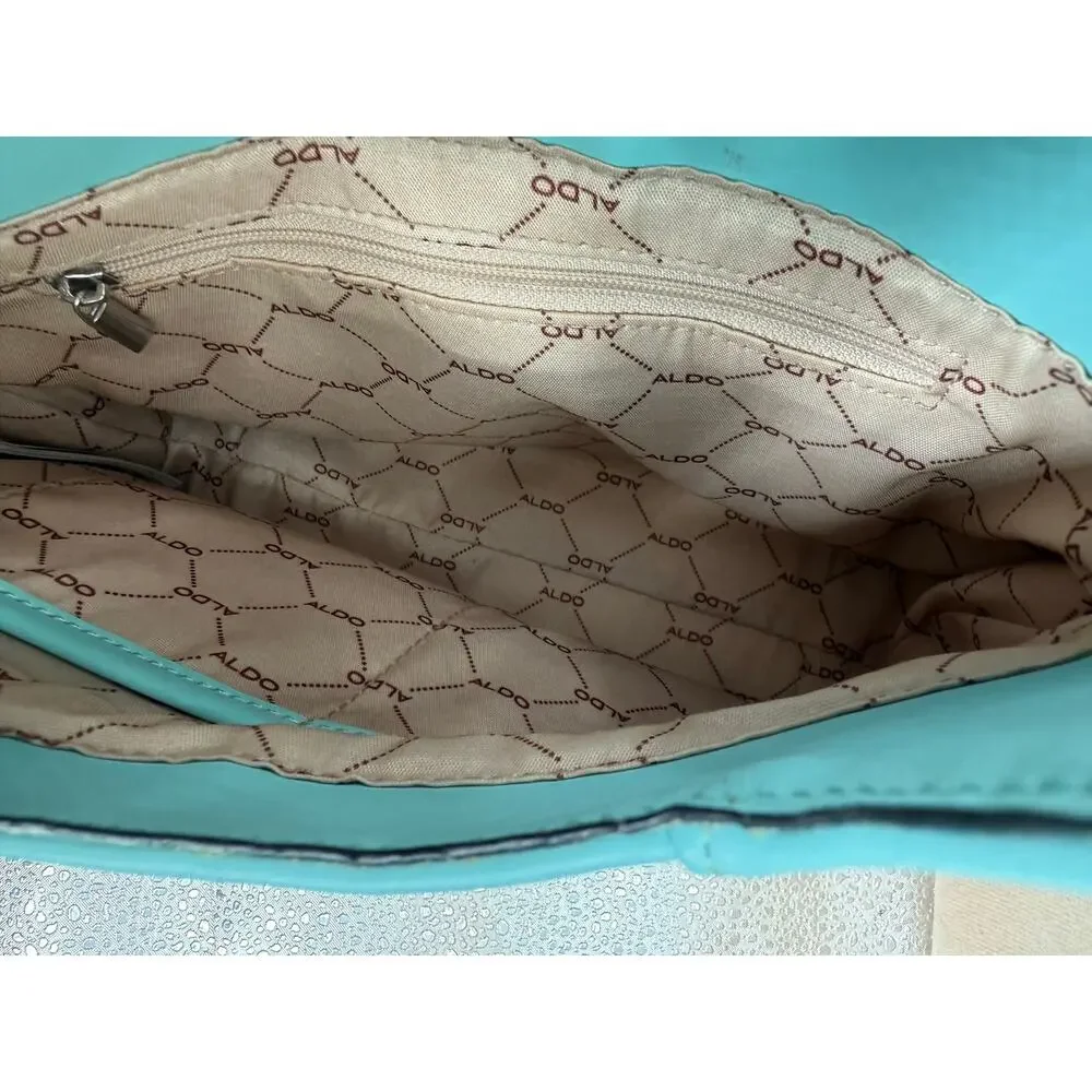 Vintage Y2K ALDO Aqua Blue Shoulder Bag